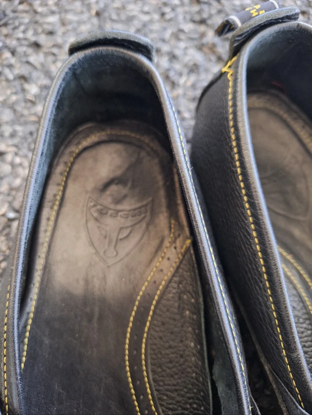 Michael Toschi Onda Driving Loafers Shoes Mens Size 13 Black Leather